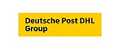 Logo grupy DHL firmy Deutsche Post.