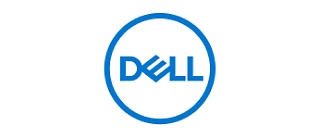 Logo Dell na bílém pozadí