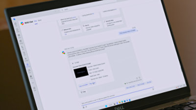 A Dell computer screen showing M365 in use.