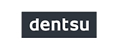 A logo of dentsu company