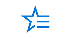 Blue Edge Favorites Icon