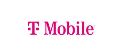 Logotipo de T-Mobile sobre fondo blanco.