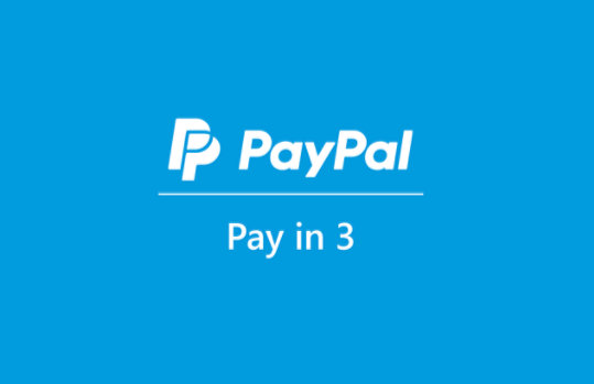 Paypal Pay in 3 instalments