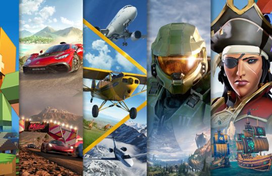 A variety of games available on Game Pass.