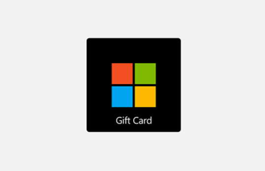 Microsoft Gift Card.