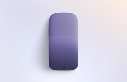 A Violet Surface Arc Mouse.