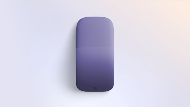 A Violet Surface Arc Mouse.