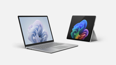 A Surface Laptop 6 and a Surface Pro eleventh edition.