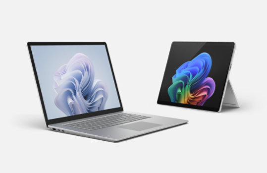 Een gereviseerde Surface Pro 7, Laptop 4 en Xbox Series X.' Alle 3 de producten zijn gereviseerd.