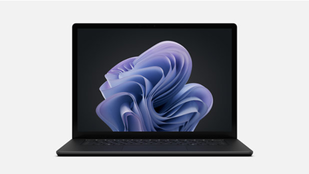 Un dispositivo Surface Laptop 6 per le aziende nel colore Nero.