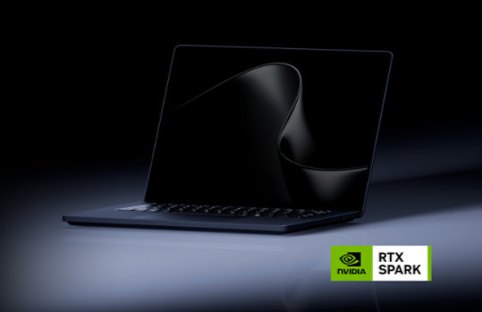 A Surface Laptop Ultra in the color Nightfall.