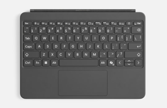 A bold keyset version of Surface Pro 12-inch Keyboard.