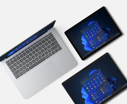 Immagine di tablet e portatili Surface