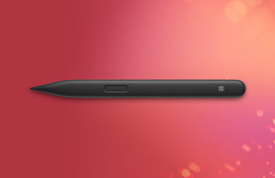 A Surface Slim Pen. 