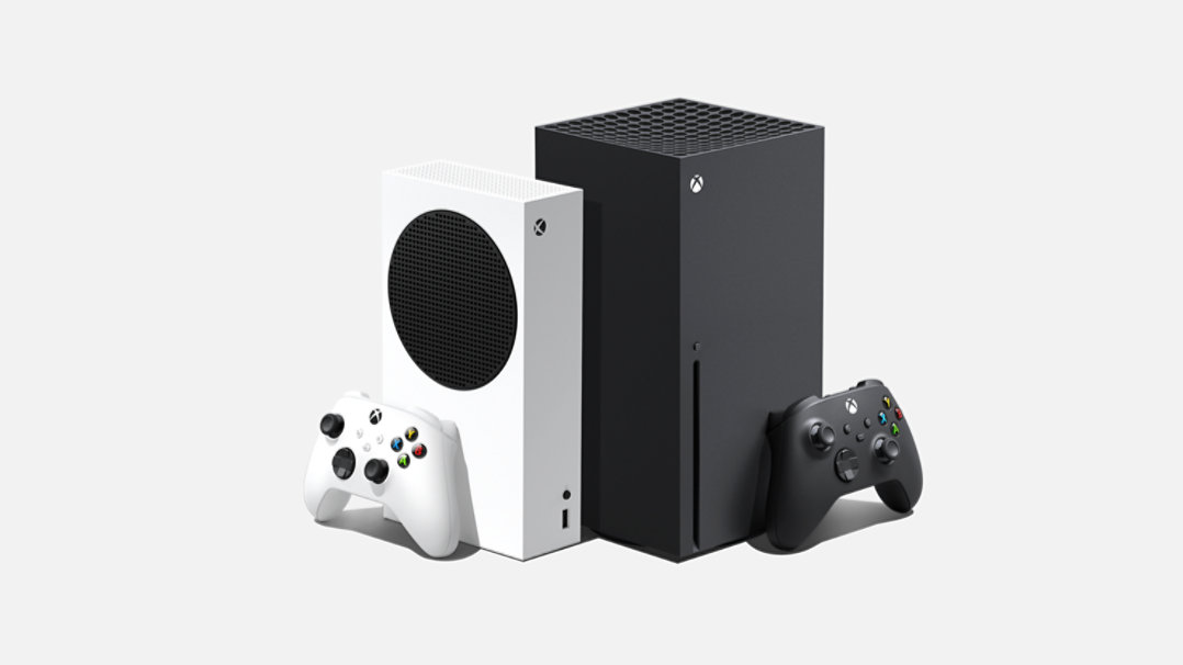 An Xbox Series S and an Xbox Series X. 