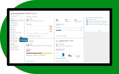 An overview in Microsoft Defender for Cloud.