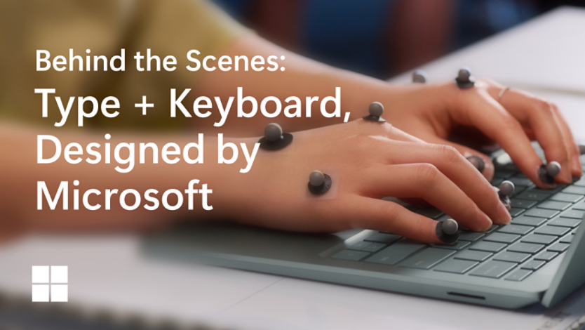 Features that make a keyboard comfortable to use video thumbnail – hands typing on a Surface keyboard