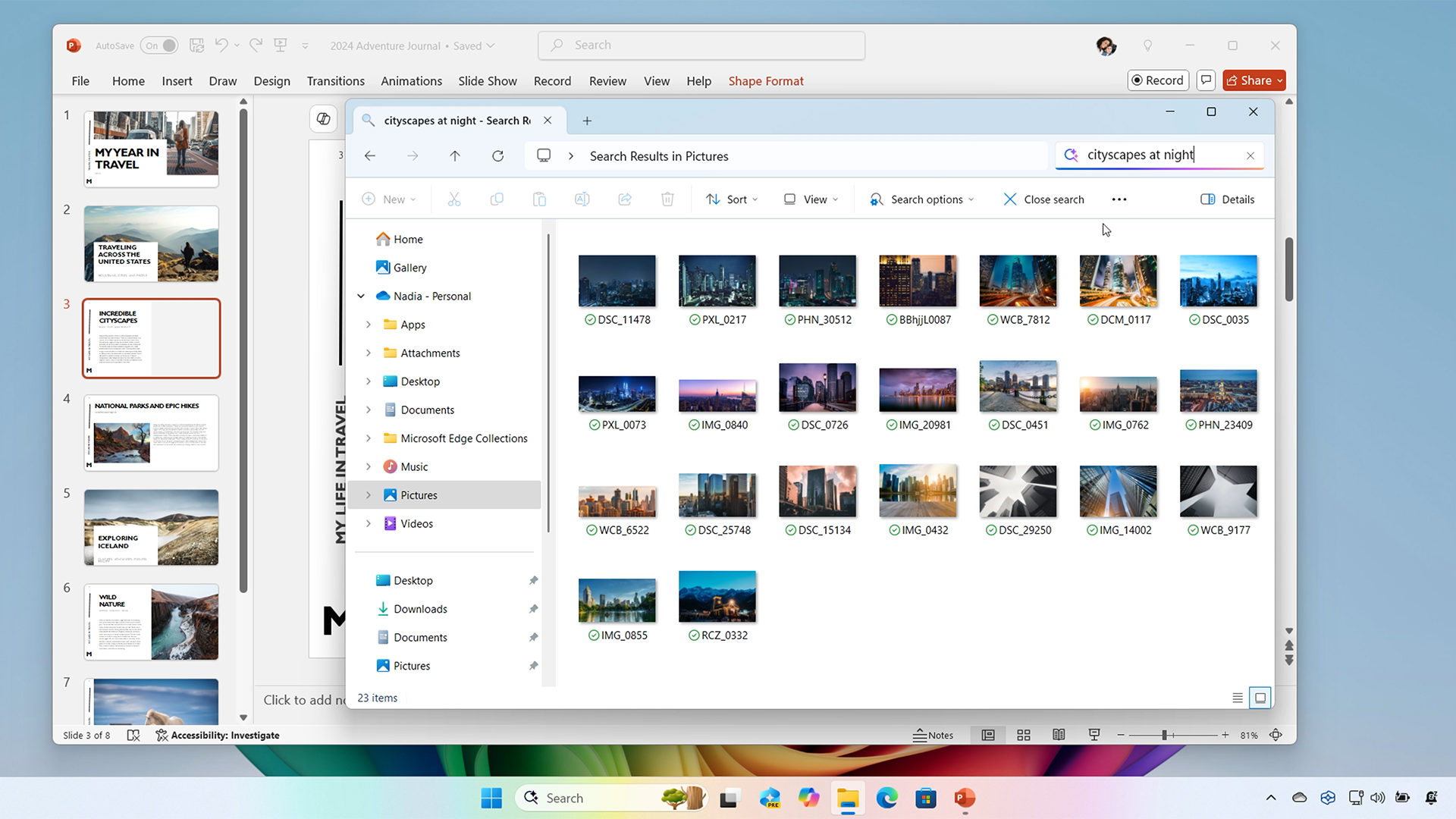 Cityscapes at night search results