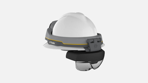 Full Brim Trimble XR 10 with HoloLens 2.