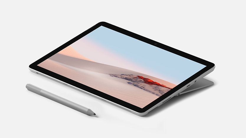 Appareil Surface Go 2 10,5" en mode studio