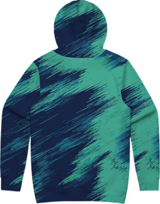 Distortion CT AOP-Kapuzenpulli: Rückansicht