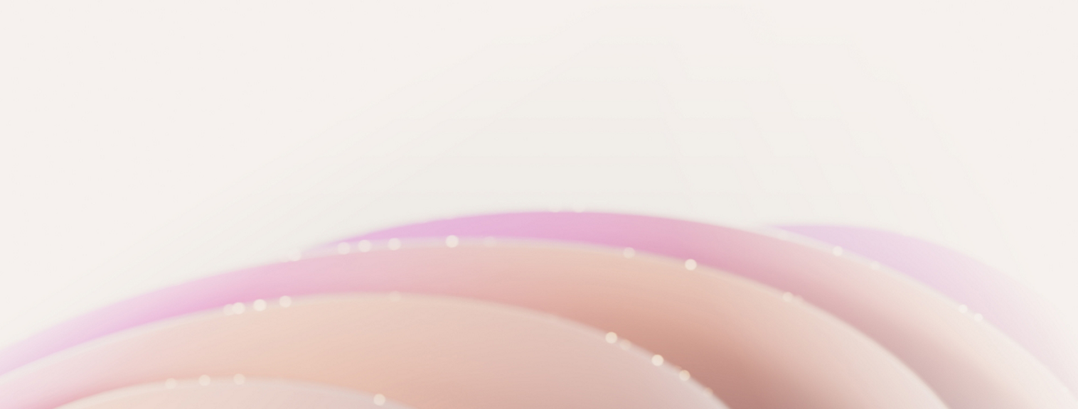 Abstract background with soft, blurred pink and white curves and a subtle glitter texture.