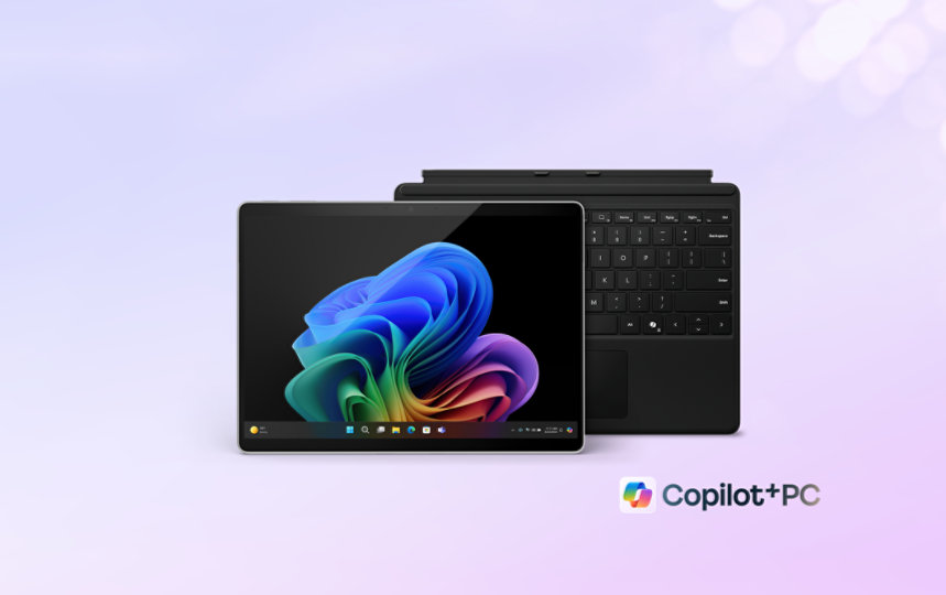 A 13-inch Surface Pro bundled with a black Keyboard.