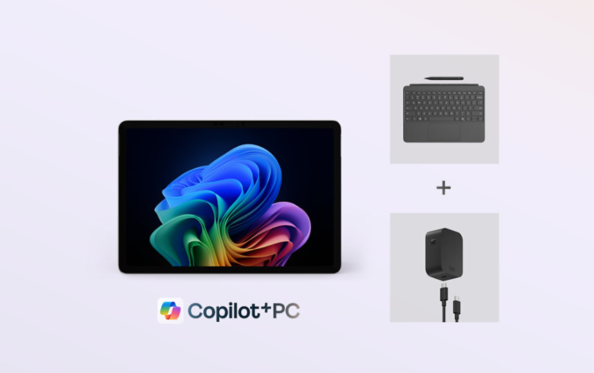 Surface Pro 12 インチ 、ペン付きキーボード、充電器