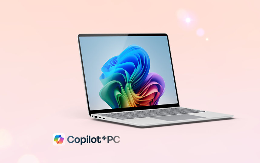Un Platinum Surface Laptop Copilot+ PC