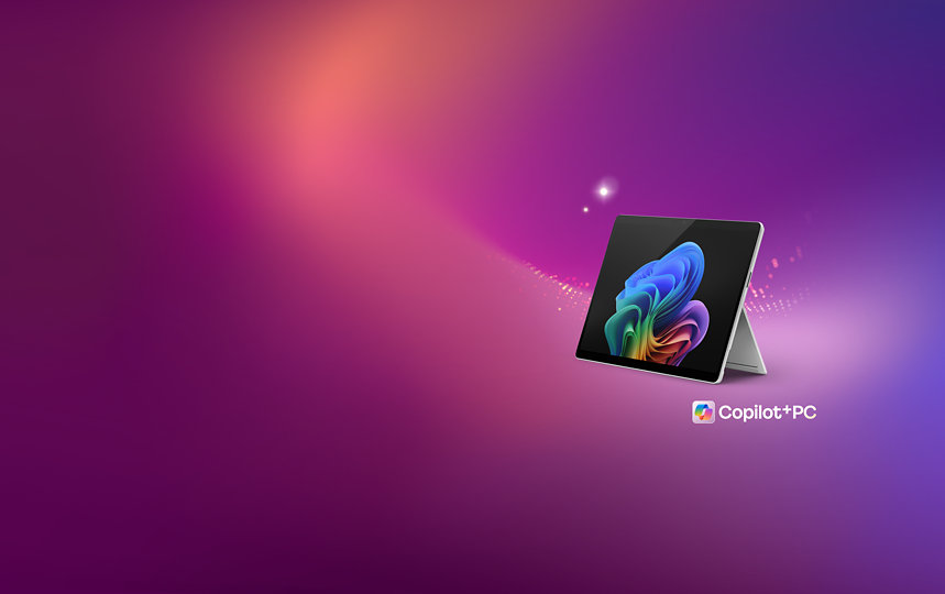 Une Surface Pro Copilot+ PC en 13 pouces en platine.