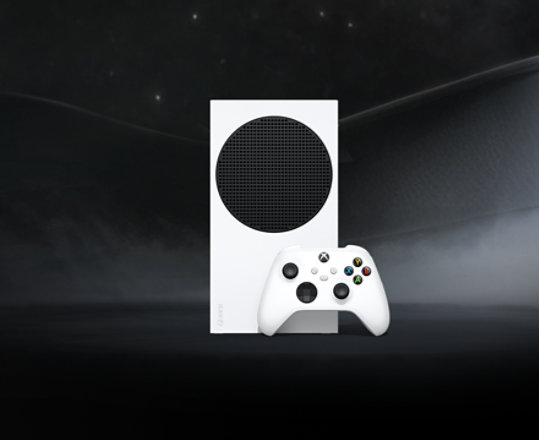 XBOX Series S – 1TB in Robot White. 