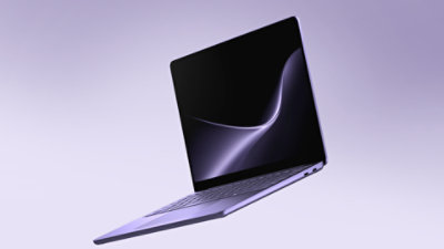 Ein Surface Laptop13-Zoll in Violett