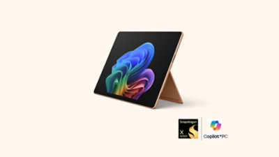 A Surface Pro in the color Dune.