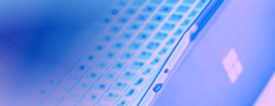 A close-up of a keyboard.