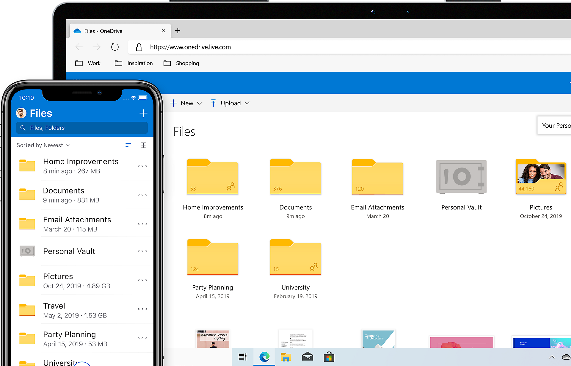 Stockage en ligne gratuit pour les photos et les fichiers - Microsoft  OneDrive