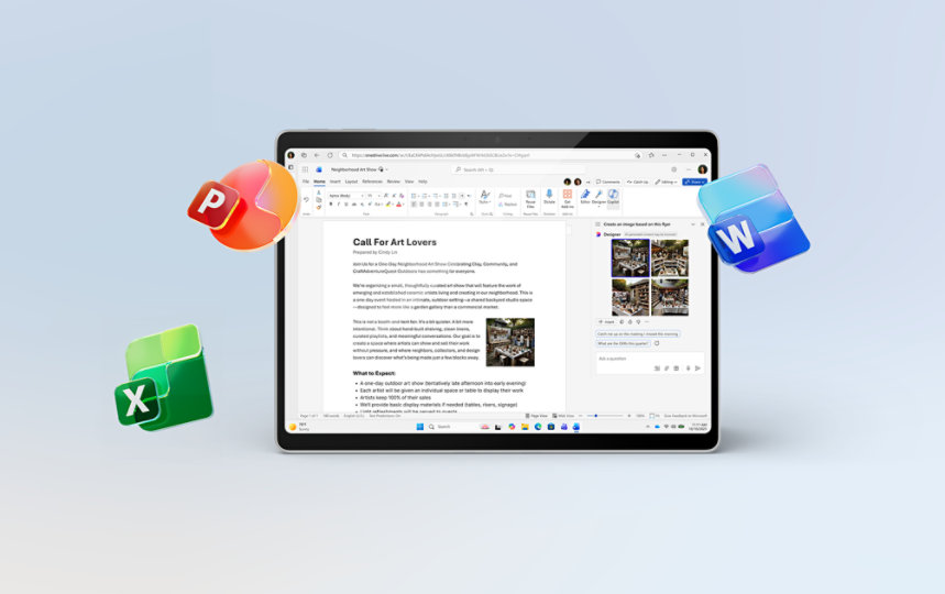 Microsoft 365 官方产品图