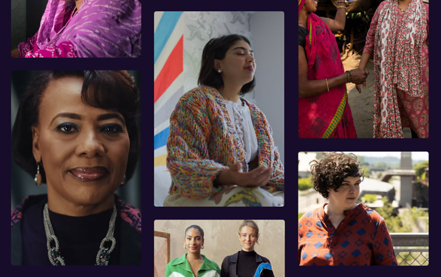 Portraits of women, who utilize technology to make change.