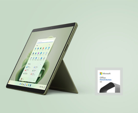 フォレストの Surface Pro 9 と Office Home & Business 2021
