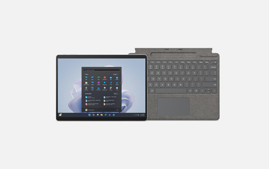 Surface Pro 9 I5 12va Gen 16gb 256gb Platinum + signature teclado MICROSOFT