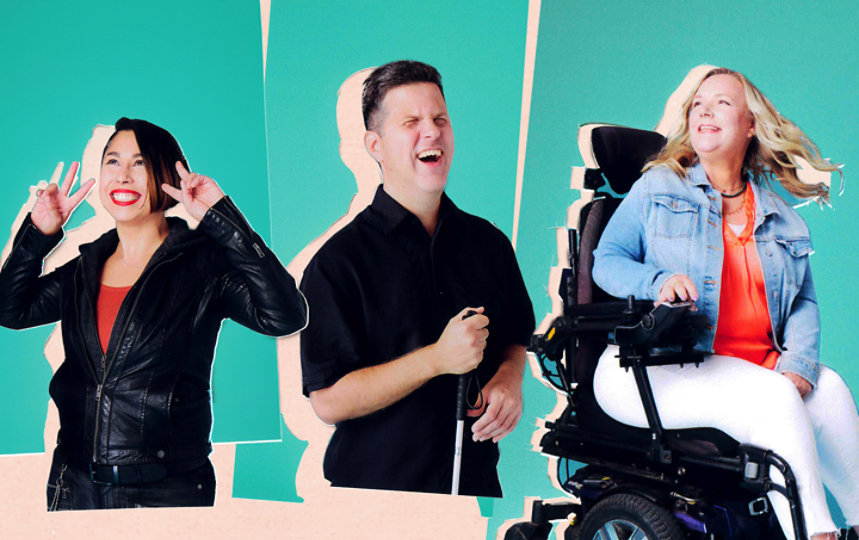 Ryen, Roberto, and Jessica: Microsoft employees with disabilities.