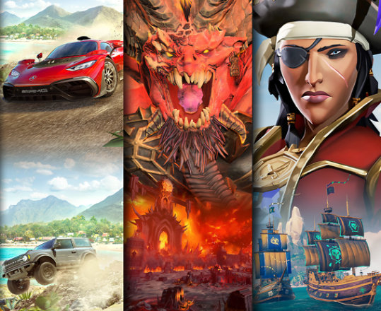 Various games in PC Game Pass.