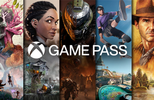A variety of games available with Xbox Game Pass.