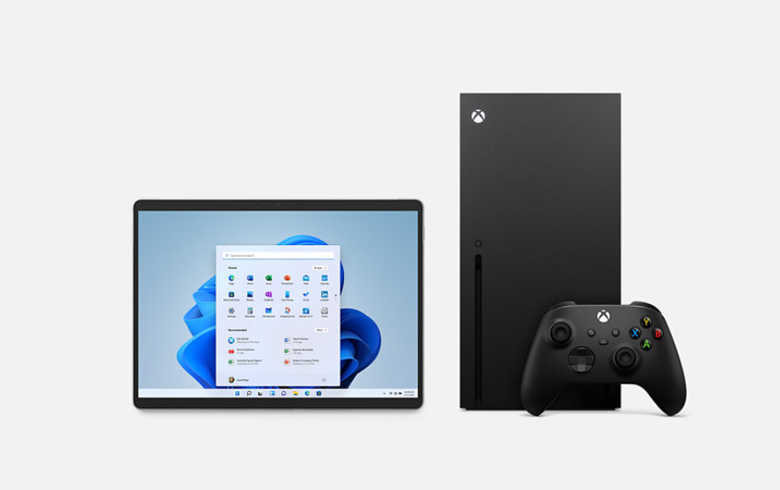 Surface Pro 8 and Xbox Series X.