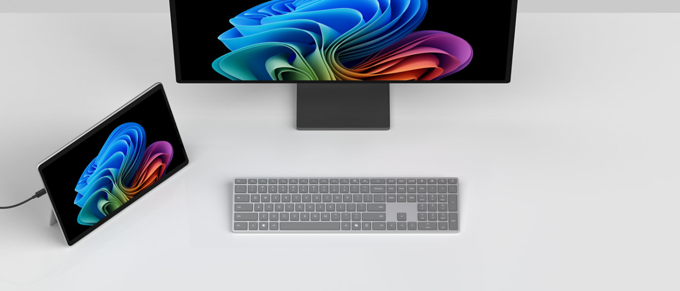 Surface Keyboard 2nd Edition en un entorno de escritorio.