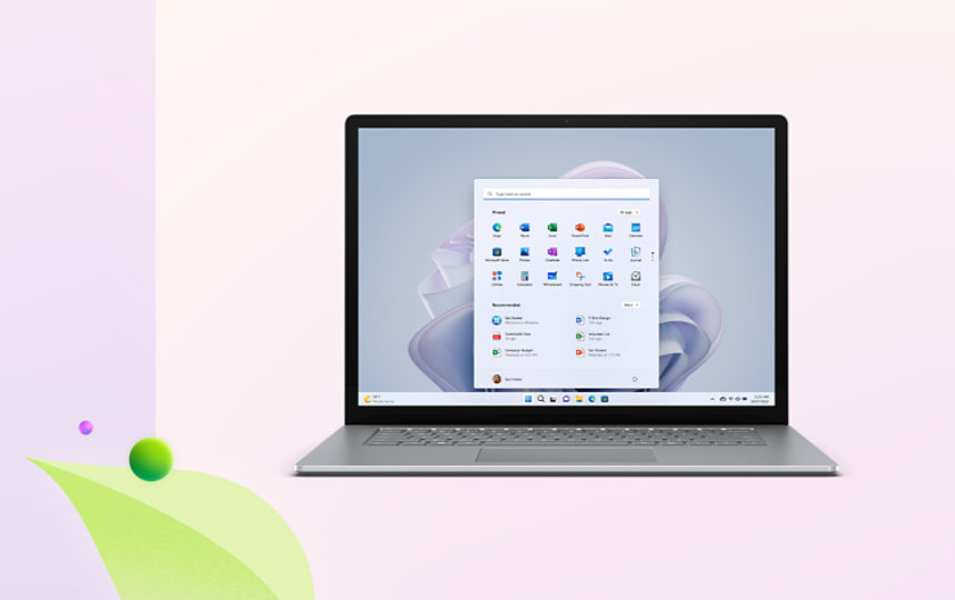 プラチナの Surface Laptop 5。