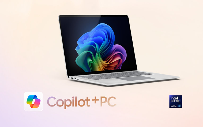 A Surface Laptop for Business, Copilot+ PC with Intel® Core™ Ultra processors (Series 2).