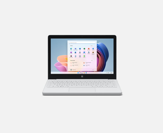 A Surface S E laptop.