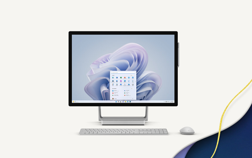 Immagine del computer all in one Surface Studio 2 Plus.