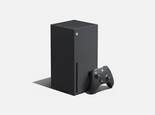 Xbox Series X console and controller
