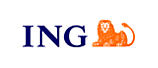 Ing logo with a lion on it.